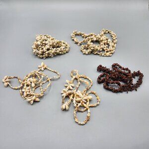 Hawaiian Shell Seed Snail Necklace Bead Lot